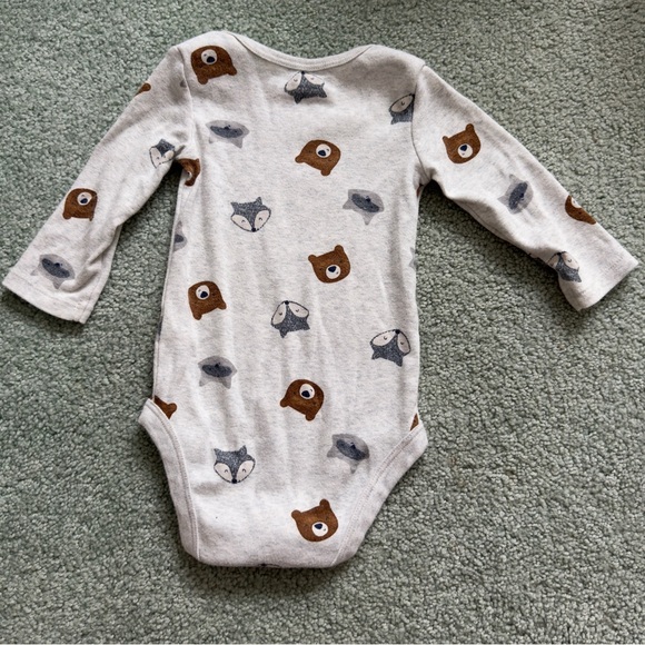 Adorable Gray Animal Print Kids two Piece - Picture 3 of 7